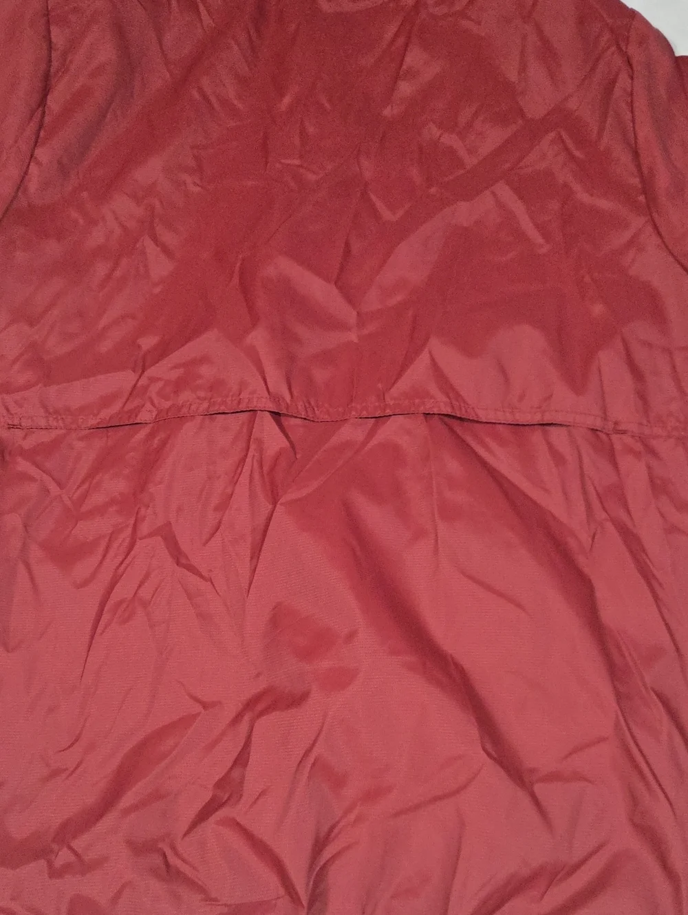 Volcom Stone Bergandy Red Water Resistant Windbreaker Mens Size Small